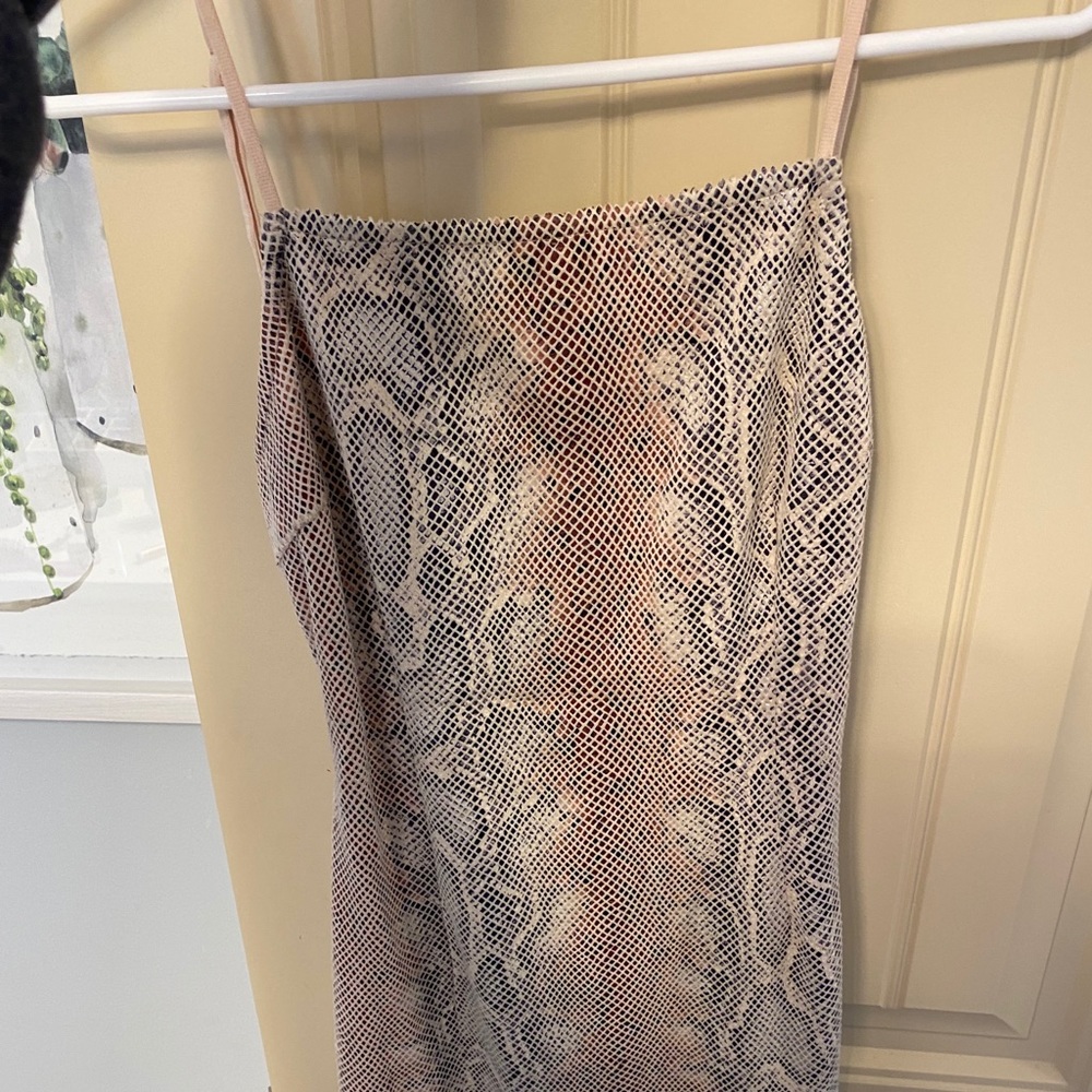 Snake print urban outfitters dress